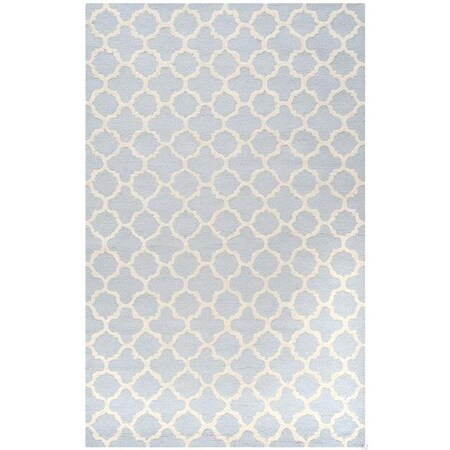 Safavieh Cambridge Hand Tufted Runner Rug- Light Blue - Ivory- 2 ft. 6 in. x 6 ft. CAM130A-26